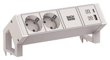 Bachmann DESK2 ALU WHITE         937.402 