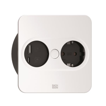 Bachmann TWIST 2 1xCEE7/3 1xUSB  946.205 