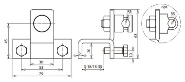 DEHN Anschlussklemme senkrecht    372129 