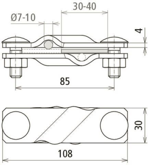 DEHN Sv-Klemme St/Tzn             308320 