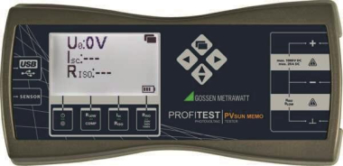 Gossen Prüfgerät   PROFITEST PV SUN MEMO 