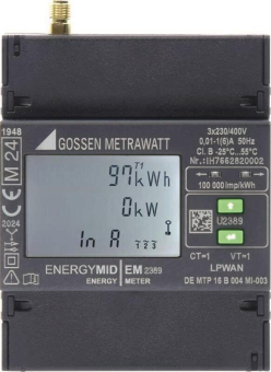 Gossen      EM2389, MID, 4-L,1(6)A LPWAN 