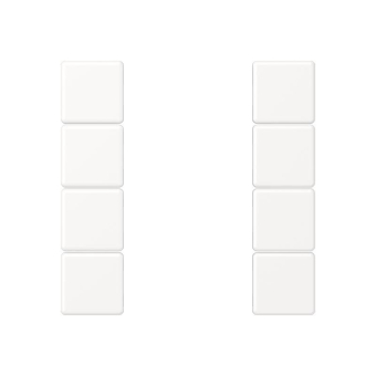 Jung Tastensatz komplett 4f   A504TSAWWM 