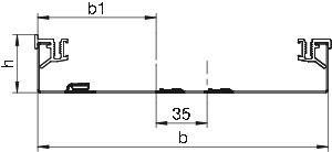 OBO AIKU 15040 Kanalunterteil 