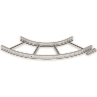 Flachbogen 90  halogenfrei grau 85x600 R 