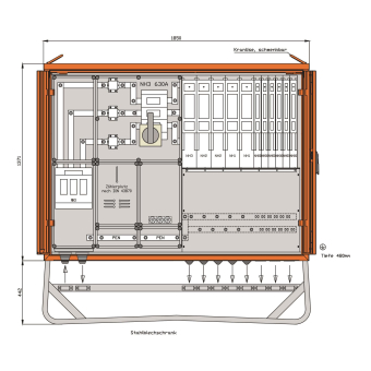 Walther Anschlussschrank 346kVA   WA0065 