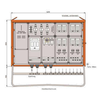 Walther Anschlussschrank 173kVA   WA0044 