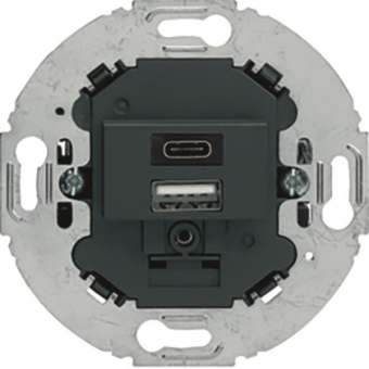 Berker USB A+C Lade-Std.,2fach, 260415 