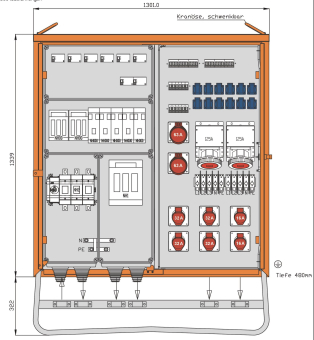 Walther Verteilerschrank 246kVA WV0624R1 
