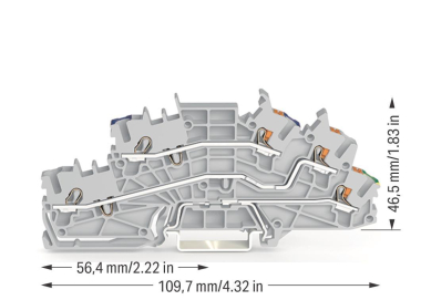 WAGO 2203-6546 Installationsetagen- 