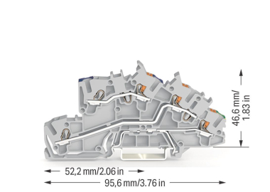 WAGO 2203-7546 Installationsetagen- 