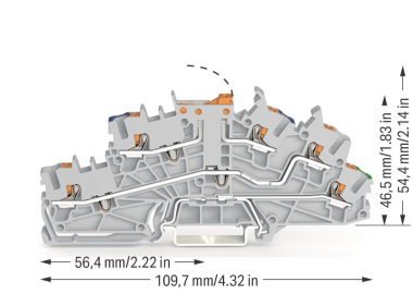 WAGO 2203-6641 Installationsetagen- 