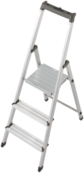 KRAU SOLIDY Alu-Leiter 3 Stufen   126214 