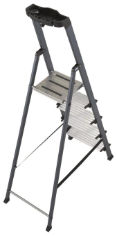 KRAU SECURO-Alu-Leiter 5 Stufen   126436 