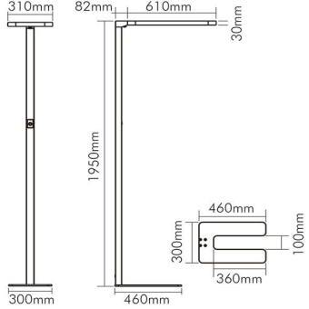 Nobile LED Büro-Stehleuchte   1751325525 