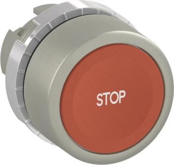 ABB Druckt.flach rt "STOP"    P9MPNRG201 