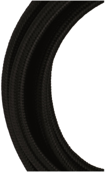 BAIL Textilkabel 2x0,75mm schwarz 