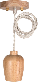 BAIL Wooden Lampholder Set E27 +  139712 