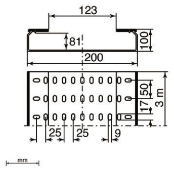 Unex Kabelrinne gelocht            66220 