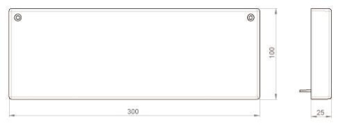 Unex Endstück lichtgrau            66333 