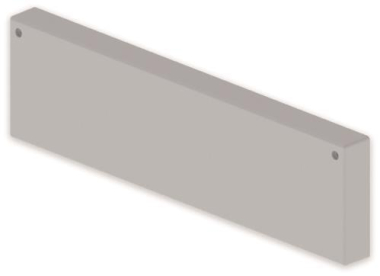 Unex Endstück lichtgrau            66433 