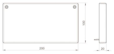 Unex Endstück lichtgrau            66233 