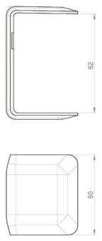 Unex Deckelklemme f.IK10           66845 