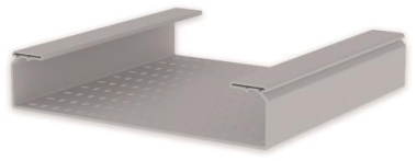 Unex Kabelrinne gelocht lichtgrau  66520 