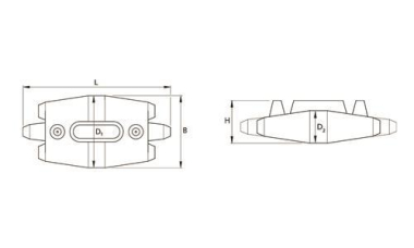 CELL Doppel-Verbindungsmuffe          D1 