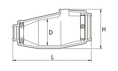 CELL Abzweigmuffen mit Durchmesser   PC7 