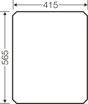 Hensel Montageplatte aus ISO 4mm Mi MP 6 