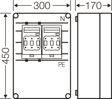 Hensel Mi-NH Gehäuse             Mi 6365 