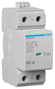 Hager Kombiableiter T1+T2 1P     SPA180N 