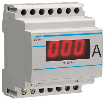 Hager Digitales Amperemeter        SM601 