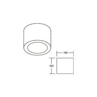 Brumberg LED-Anbaudownlight 230 12595183 