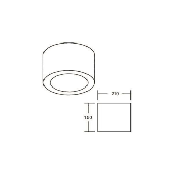 Brumberg LED-Anbaudownlight 230 12596174 
