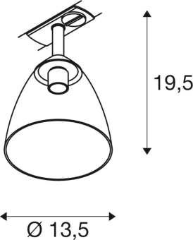 SLV PARA CONE GL SPOT 1PH-Spot   1006156 