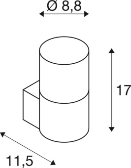 SLV GRAFIT E27 round             1006178 