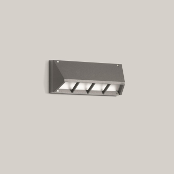 BEGA Wandleuchte silber 3000K   22174AK3 