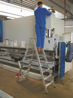 Krause Stufen-Doppelleiter Alu 2x8 