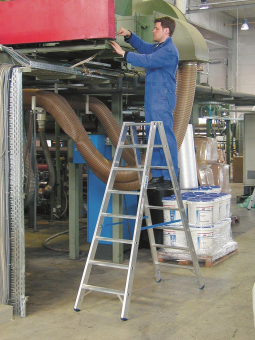 Krause Stufen-Doppelleiter Alu 2x8 