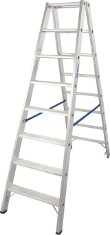 Krause Stufen-Doppelleiter Alu 2x8 