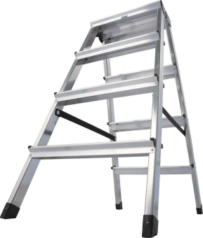 KRAU STUFEN-DOPPELLEITER ALU      120335 