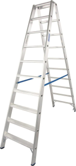 Krause Stufen-Doppelleiter Alu 2x10 