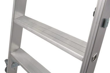 Krause Stufen-Doppelleiter Alu 2x10 