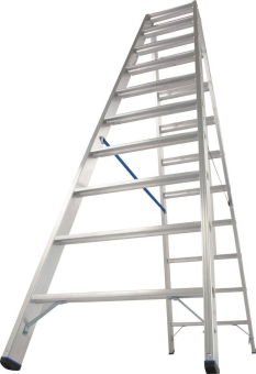 Krause Stufen-Doppelleiter Alu 2x10 