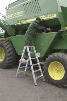 Krause Stufen-Doppelleiter Alu 2x3 