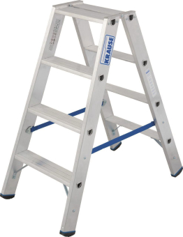 Krause Stufen-Doppelleiter Alu    124722 