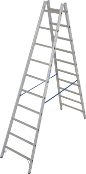 KRAU Sprossen-Doppelleiter (Alu)  124937 