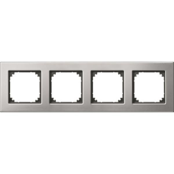 Merten M-PLAN-Metallrahmen 4fach  475460 